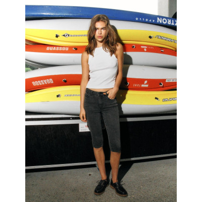 NMJUDY S/L O-NECK FRILL TOP JRS FWD