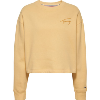 TJW CROP TOMMY SIGNATURE CREW