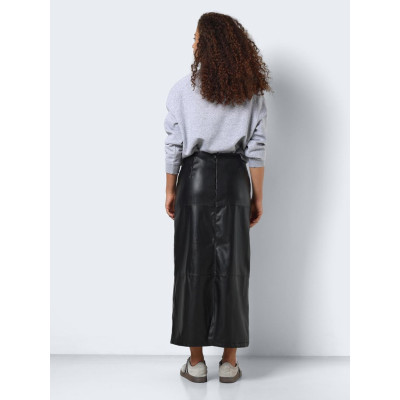 NMCLARA PU HW LONG SKIRT WVN