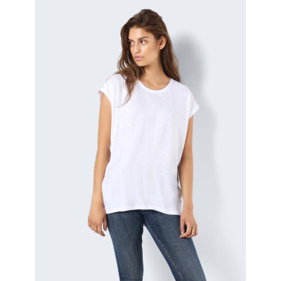 NMMATHILDE S/S LOOSE LONG TOP FWD NOOS