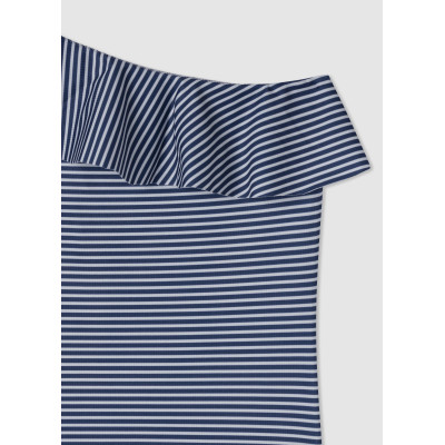 STRIPES ASY SWIMSUIT