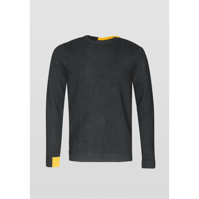 MAGLIA GIROCOLLO CON COSTINA B