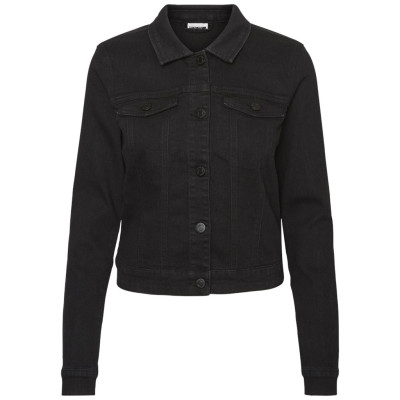 NMDEBRA L/S BLACK DENIM JACKET NOOS