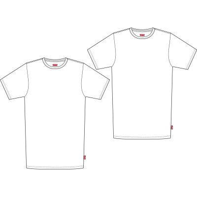 LEVIS MEN SOLID CREW 2P