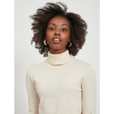 OBJTHESS L/S ROLLNECK KNIT PULLOVER NOOS