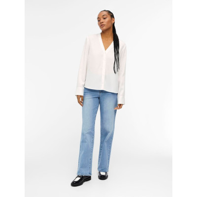 OBJTILDA L/S V-NECK SHIRT NOOS
