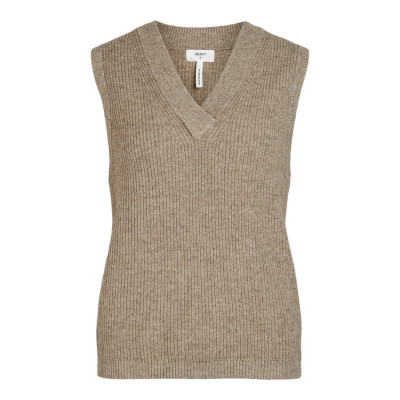 OBJMALENA S/L KNIT WAISTCOAT NOOS