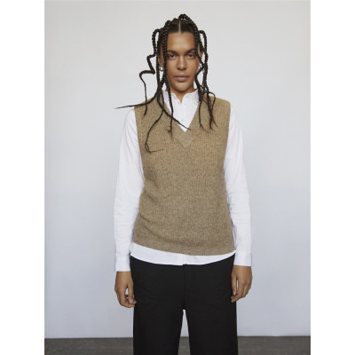 OBJMALENA S/L KNIT WAISTCOAT NOOS