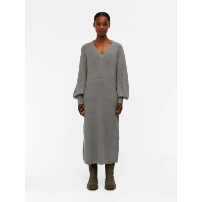 OBJMALENA L/S KNIT DRESS NOOS