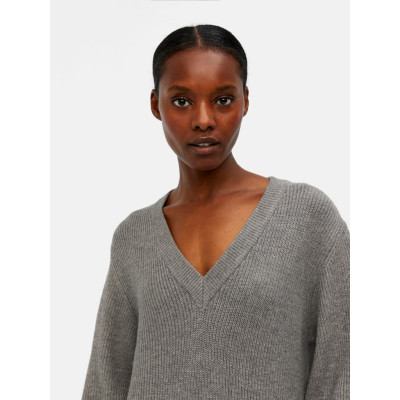 OBJMALENA L/S KNIT DRESS NOOS