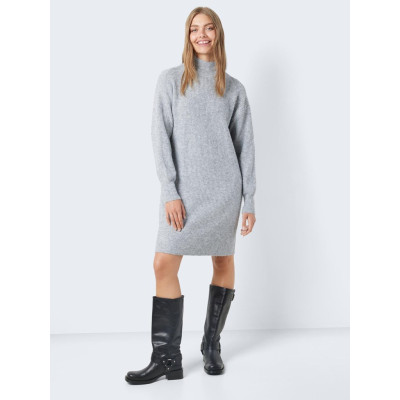 NMNELLA L/S HIGHNECK KNIT DRESS FWD NOOS