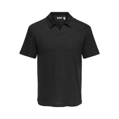 ONSCONLEY REG SS SPLIT POLO TEE