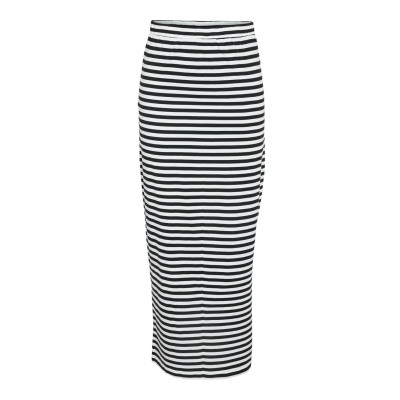 NMSTRIPE HW LONG SKIRT JRS
