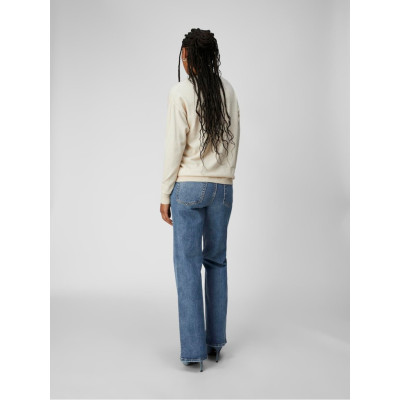 OBJTHESS L/S V-NECK KNIT PULLOVER NOOS