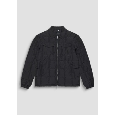 COAT REGULAR FIT IN TECHNO FAB