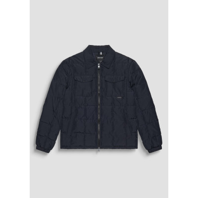 COAT REGULAR FIT IN TECHNO FAB