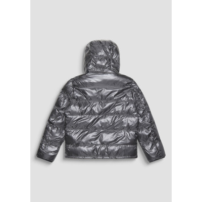 COAT REGULAR FIT IN WASHED NYL