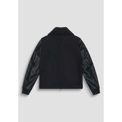 COAT REGULAR FIT IN MELTON WOO