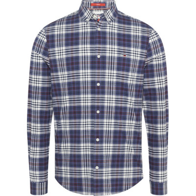 TJM ESSENTIAL POPLIN CHECK SHIRT
